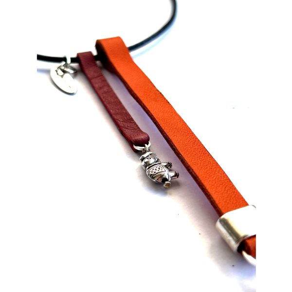 Collar Ulises color naranja - Imagen 3