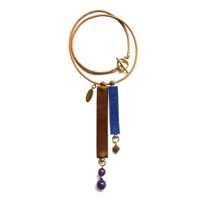 Collar Ahura Gold Energía Acuario
