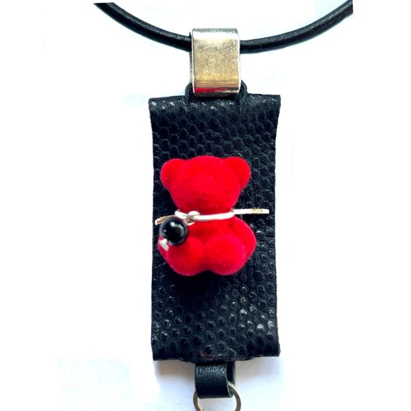 Collar Oso Rojo - Imagen 2