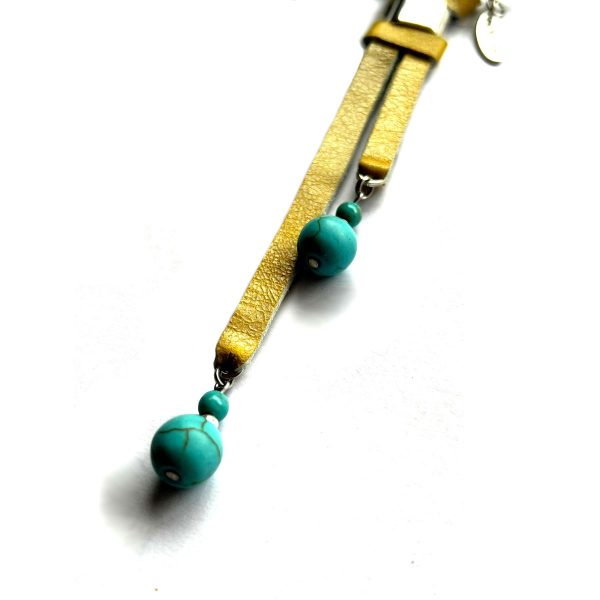 Collar Corbata Color Amarillo - Imagen 2