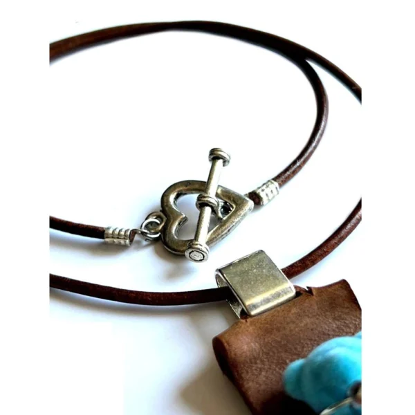 Collar Oso Azul Energía Piscis