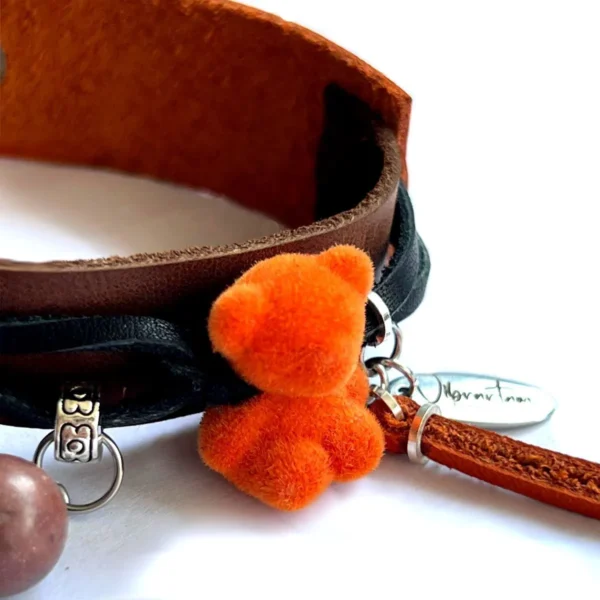 Pulsera Oso Naranja