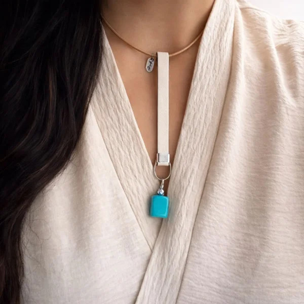 Collar Ulises "Origen" Blanco Energía Piscis